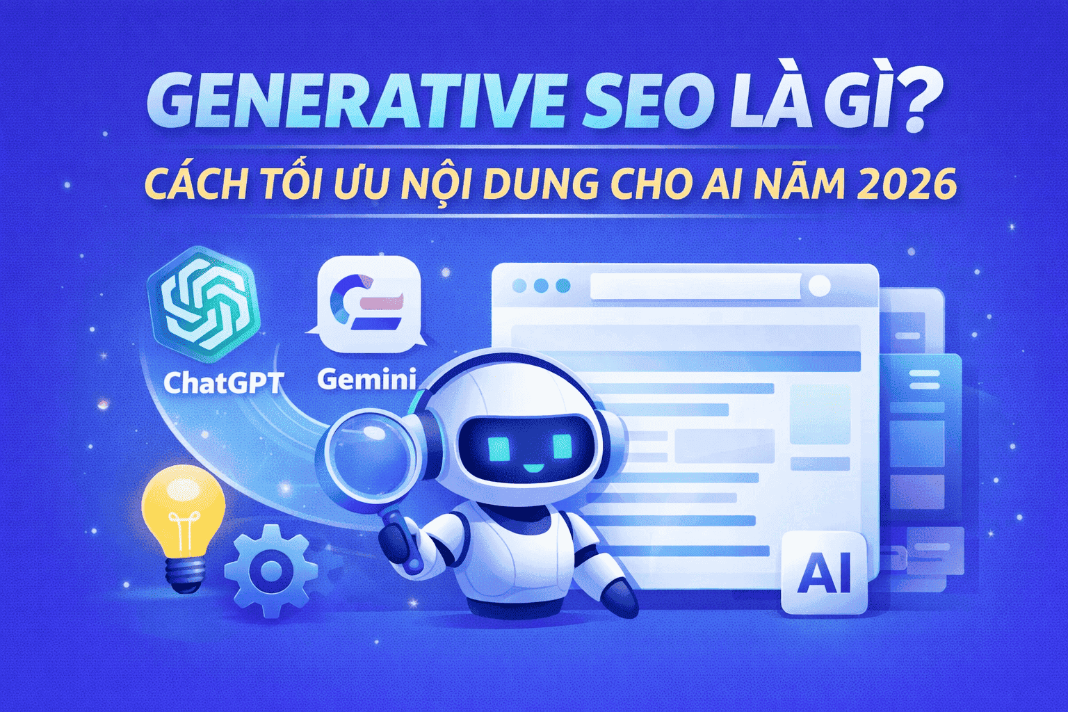 Generative SEO là gì? Cách tối ưu nội dung cho AI năm 2026